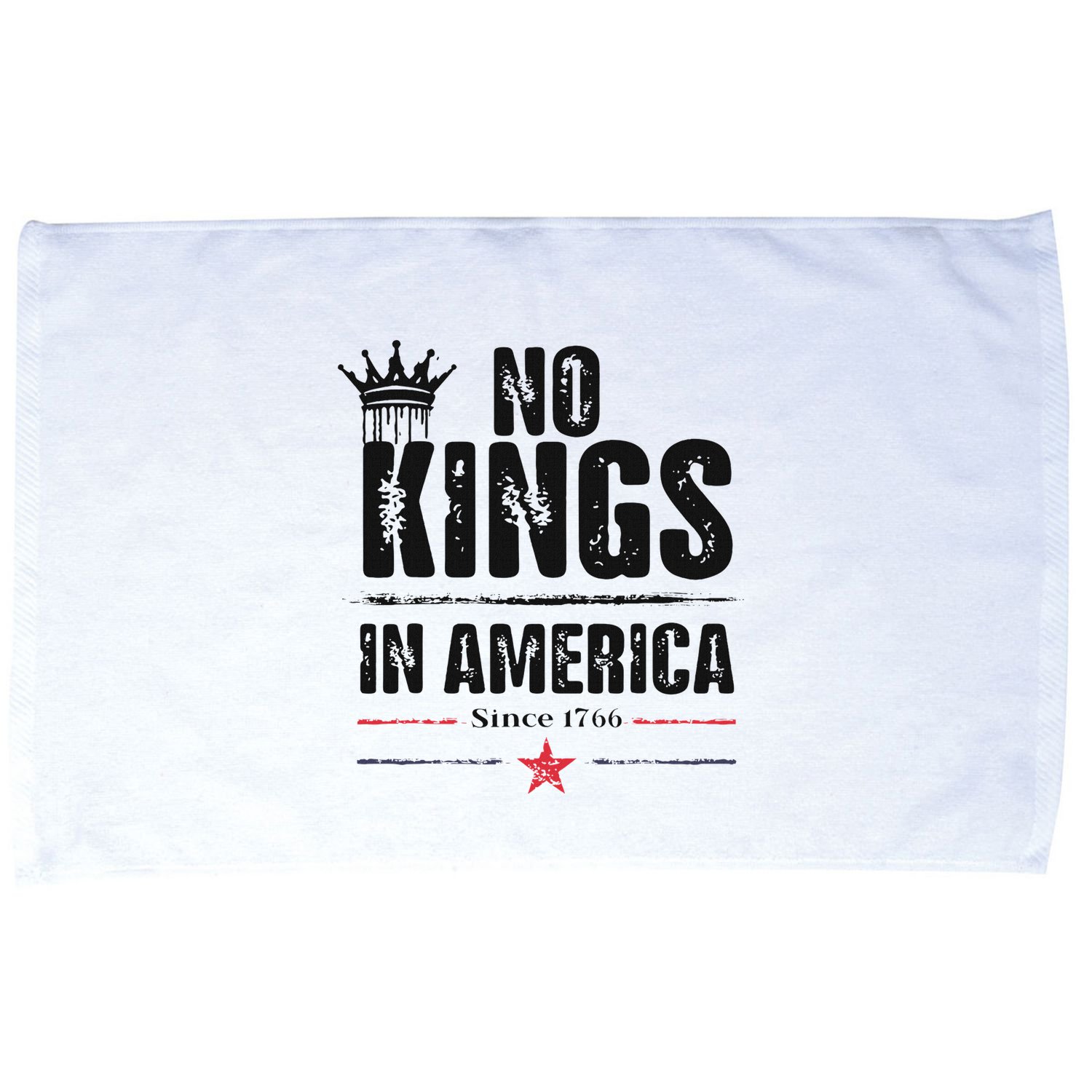 No Kings In America Since 1776 Microfiber Hand Towel