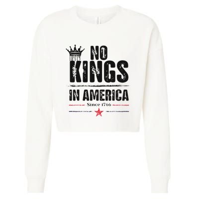 No Kings In America Since 1776 Cropped Pullover Crew