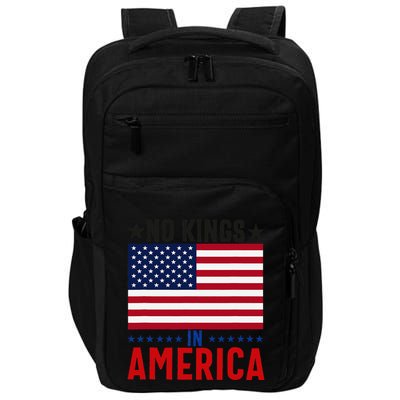 No Kings In America Flag Protest Save Democracy Impact Tech Backpack