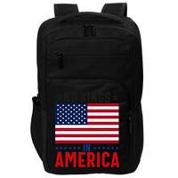 No Kings In America Flag Protest Save Democracy Impact Tech Backpack