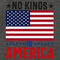 No Kings In America Flag Protest Save Democracy Vector Backpack