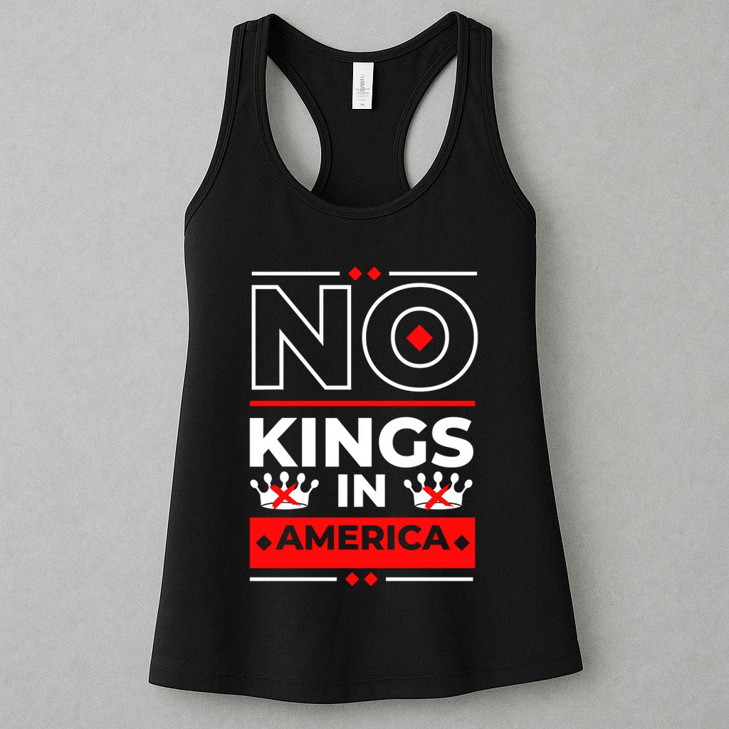 No Kings In America Democracy Court Ruling Saying Womens Tank Top