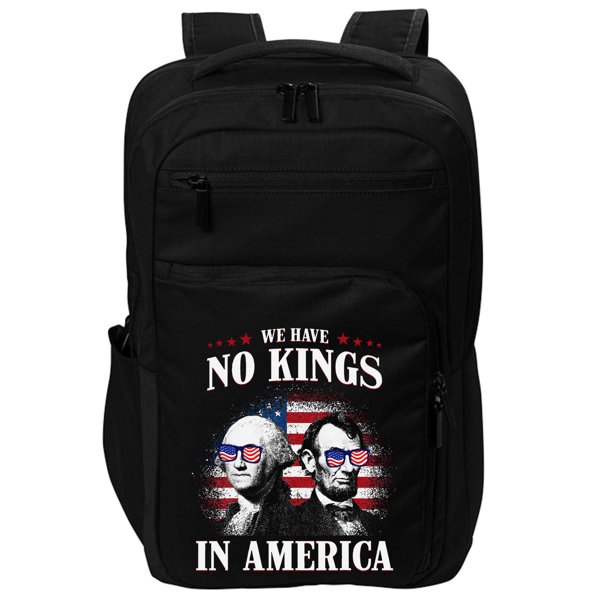 No Kings In America Democracy United States Independence Usa Impact Tech Backpack