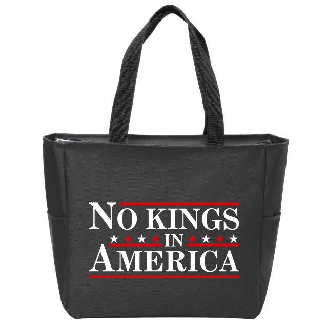 No Kings In America Zip Tote Bag