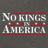 No Kings In America Cotton Canvas Backpack