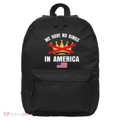 No Kings In America Court Ruling Protest Save Democracy Usa 16 in Basic Backpack