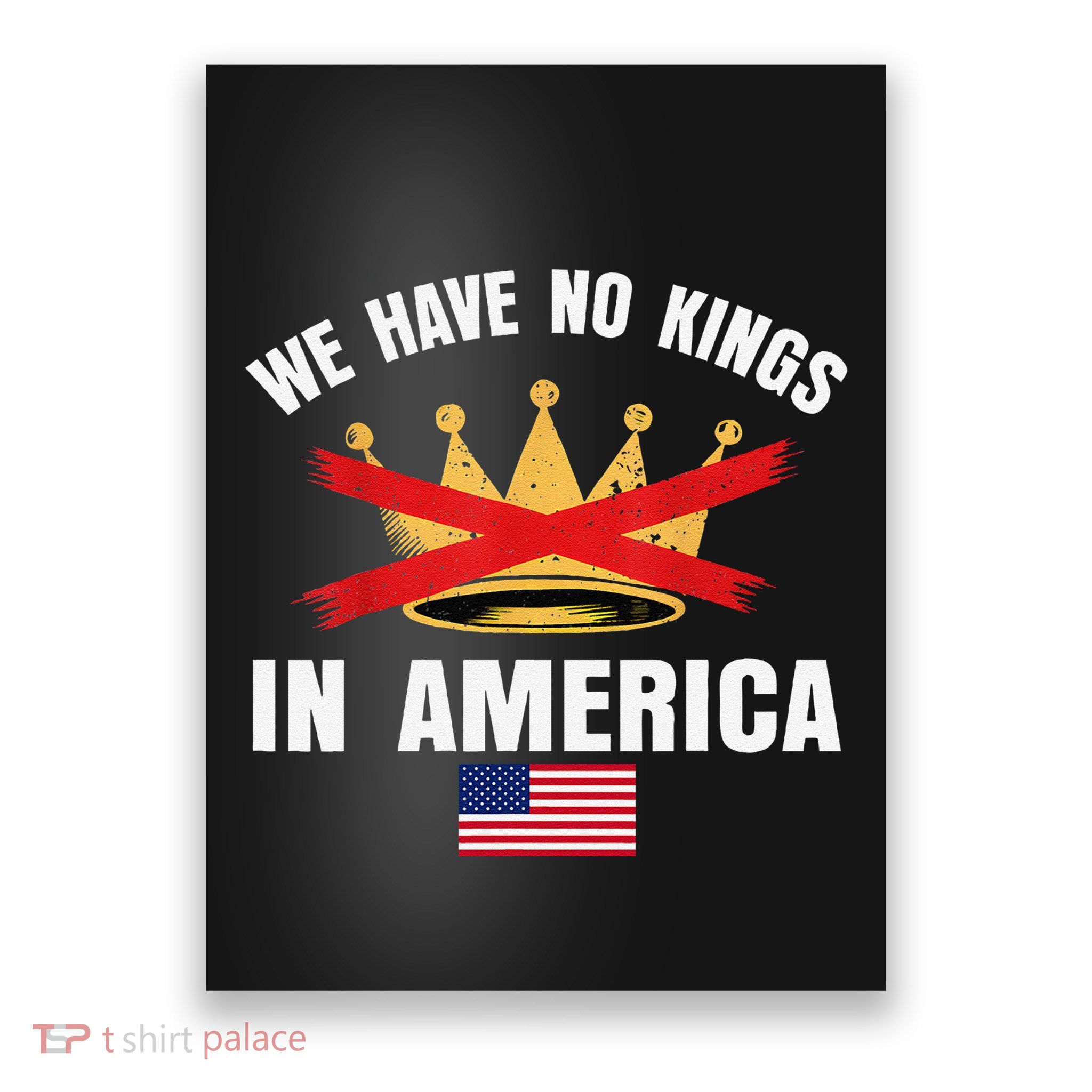No Kings In America Court Ruling Protest Save Democracy Usa Poster