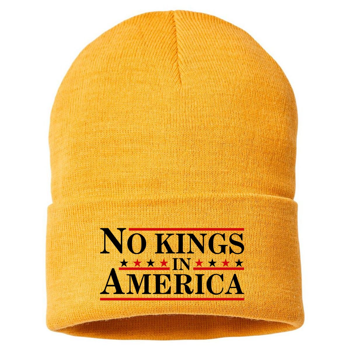 No Kings In America Sustainable Knit Beanie