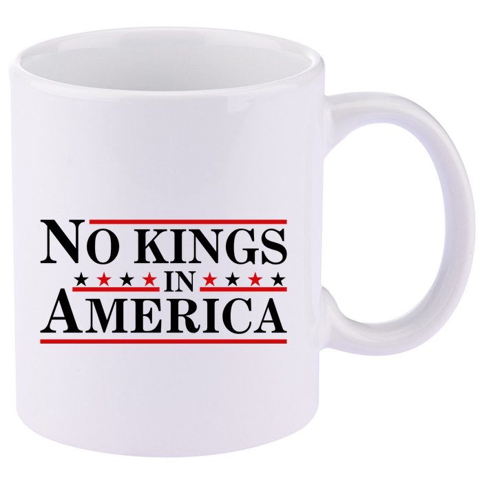 No Kings In America 11oz C Handle Ceramic Mug