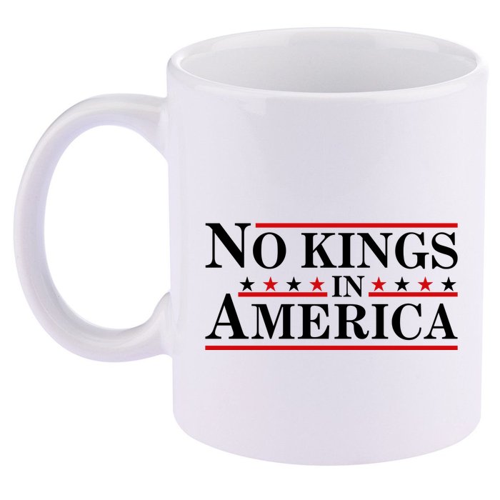 No Kings In America 11oz C Handle Ceramic Mug