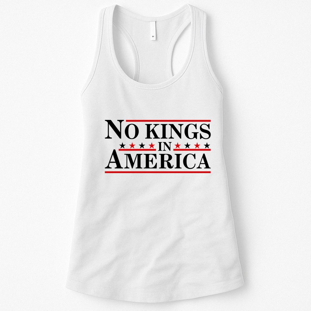 No Kings In America Womens Tank Top