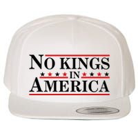 No Kings In America Wool Snapback Cap