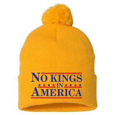 No Kings In America Pom Pom 12in Knit Beanie