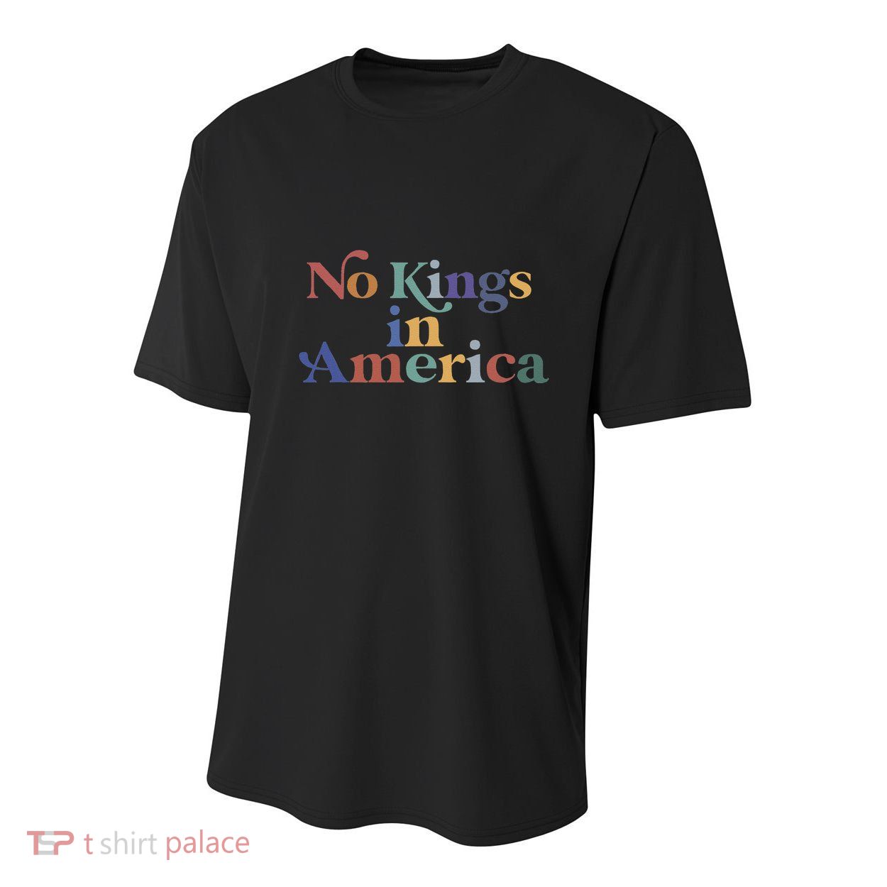 No Kings In America Flag Protest Save Democracy Youth Performance Sprint T-Shirt