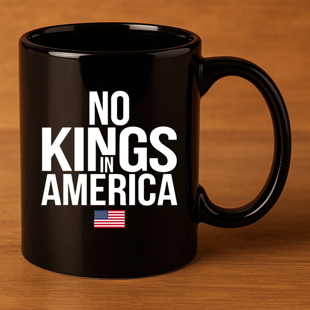 No Kings In America 11oz C Handle Ceramic Mug