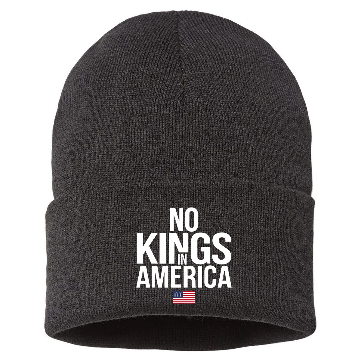 No Kings In America Sustainable Knit Beanie