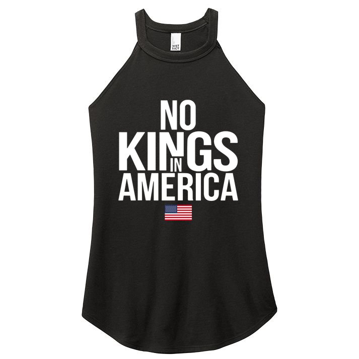 No Kings In America Women's Perfect Tri Rocker Tank