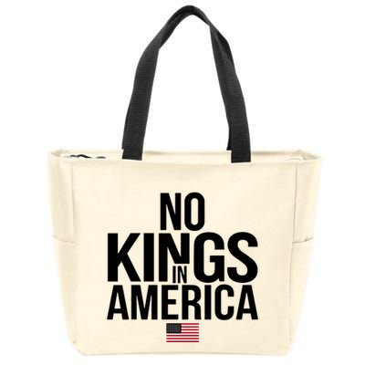 No Kings In America Zip Tote Bag