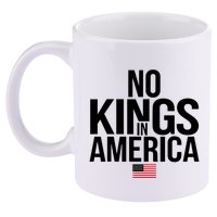 No Kings In America 11oz C Handle Ceramic Mug