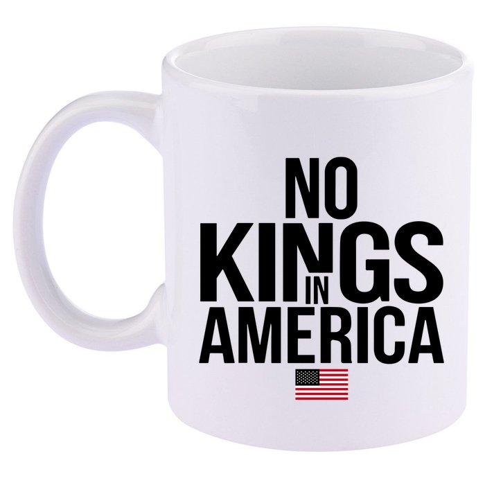 No Kings In America 11oz C Handle Ceramic Mug