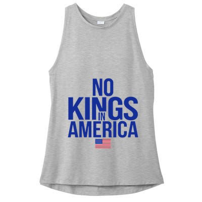 No Kings In America Ladies PosiCharge Tri-Blend Wicking Tank