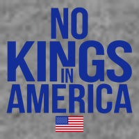 No Kings In America 7-Panel Snapback Hat