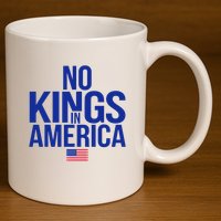 No Kings In America 11oz C Handle Ceramic Mug