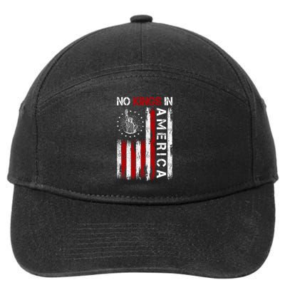 No Kings In America 7-Panel Snapback Hat