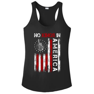 No Kings In America Ladies PosiCharge Competitor Racerback Tank