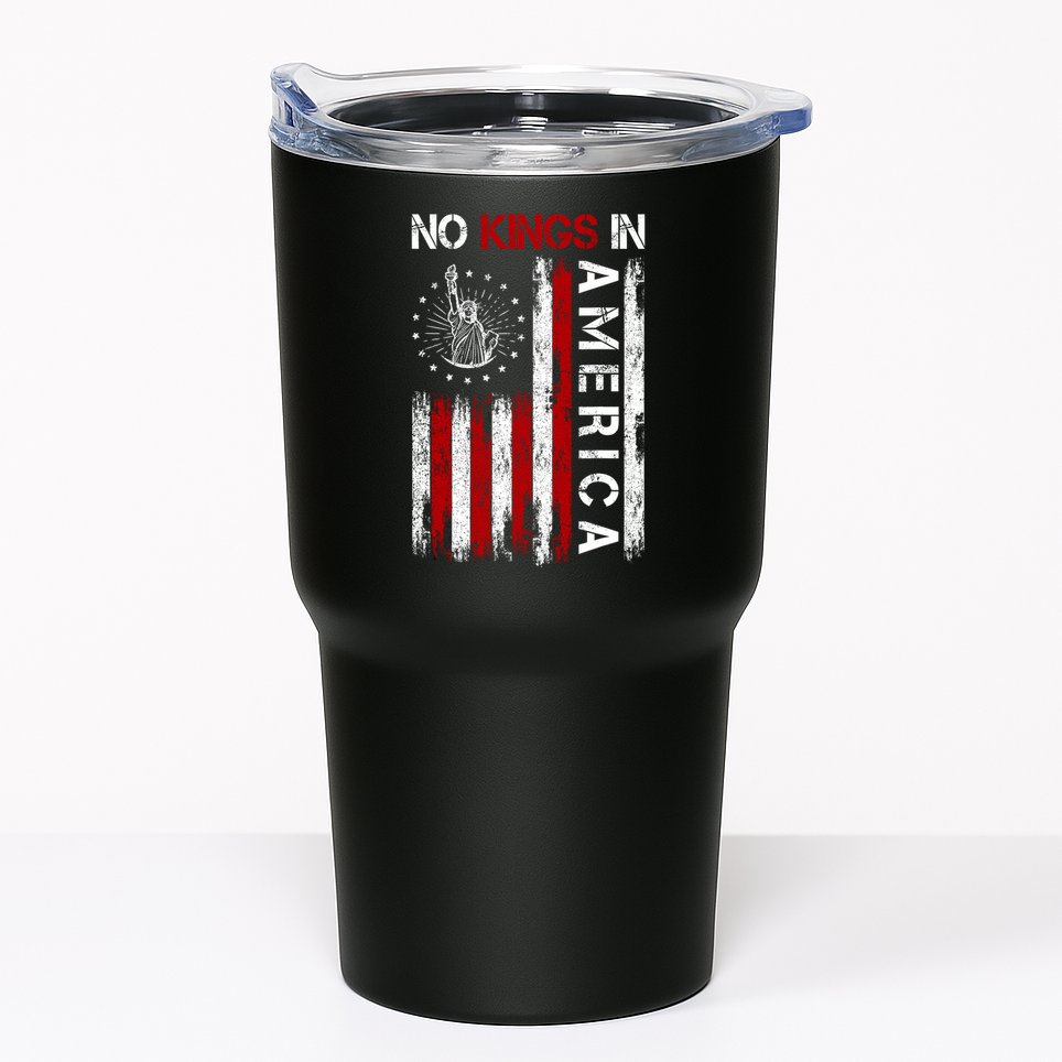 No Kings In America Tumbler
