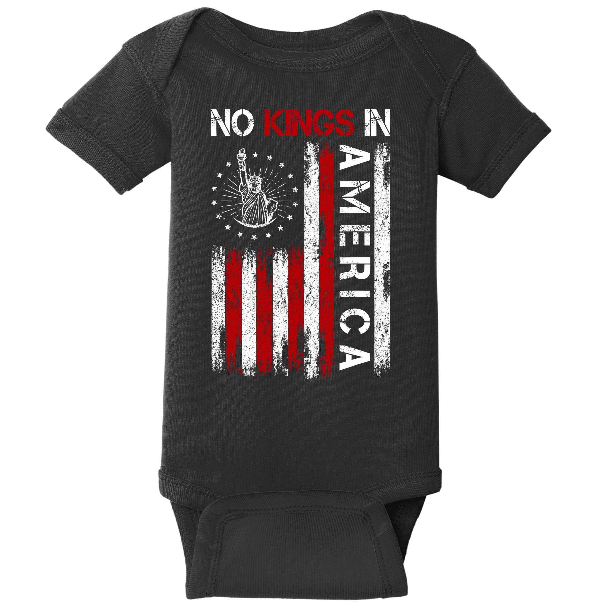 No Kings In America Baby Bodysuit