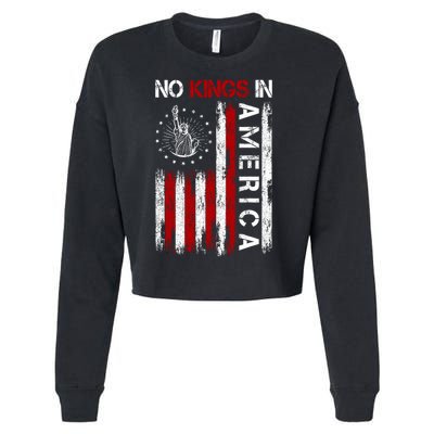 No Kings In America Cropped Pullover Crew