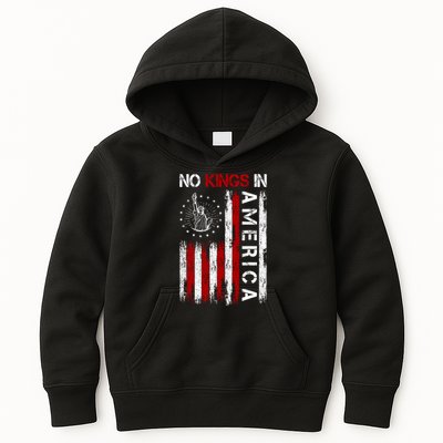No Kings In America Kids Hoodie