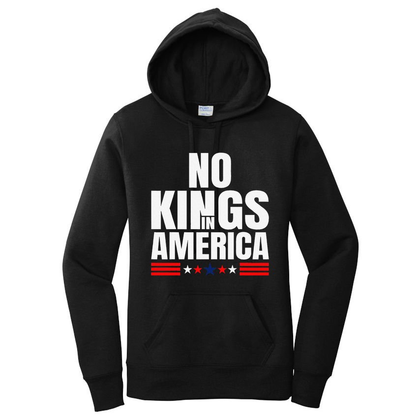 No Kings In America Court Ruling Protest Save Democracy Usa Women's Pullover Hoodie