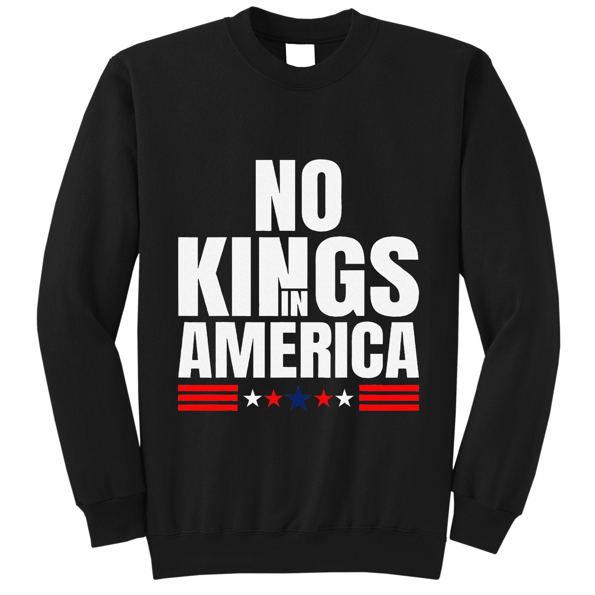 No Kings In America Court Ruling Protest Save Democracy Usa Tall Sweatshirt