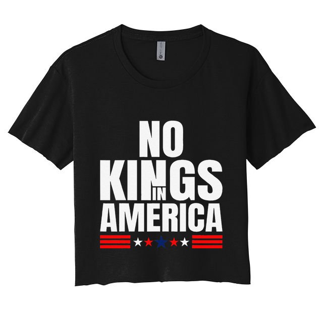 No Kings In America Court Ruling Protest Save Democracy Usa Crop Top