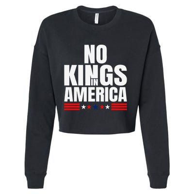 No Kings In America Court Ruling Protest Save Democracy Usa Cropped Pullover Crew