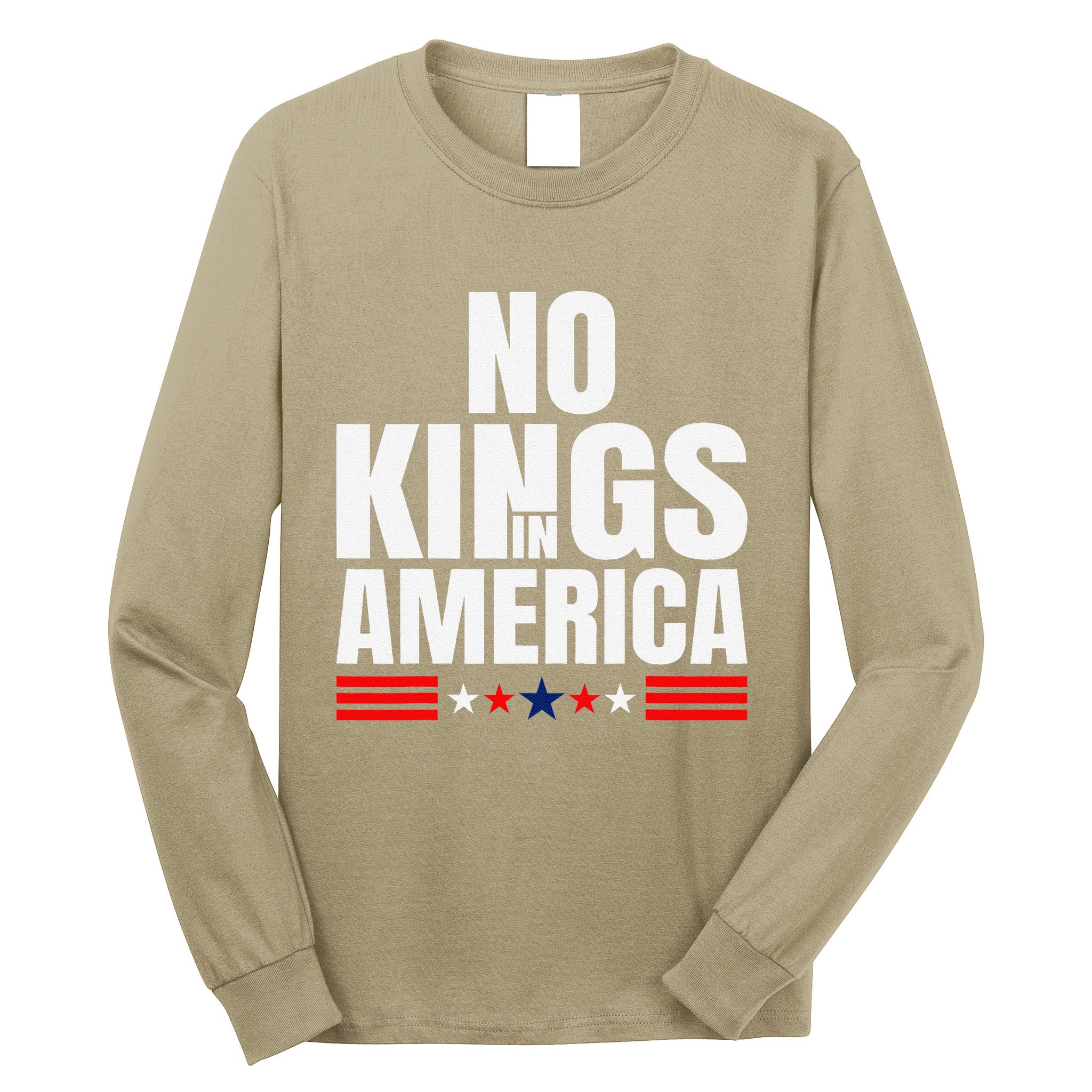 No Kings In America Court Ruling Protest Save Democracy Usa Long Sleeve Shirt