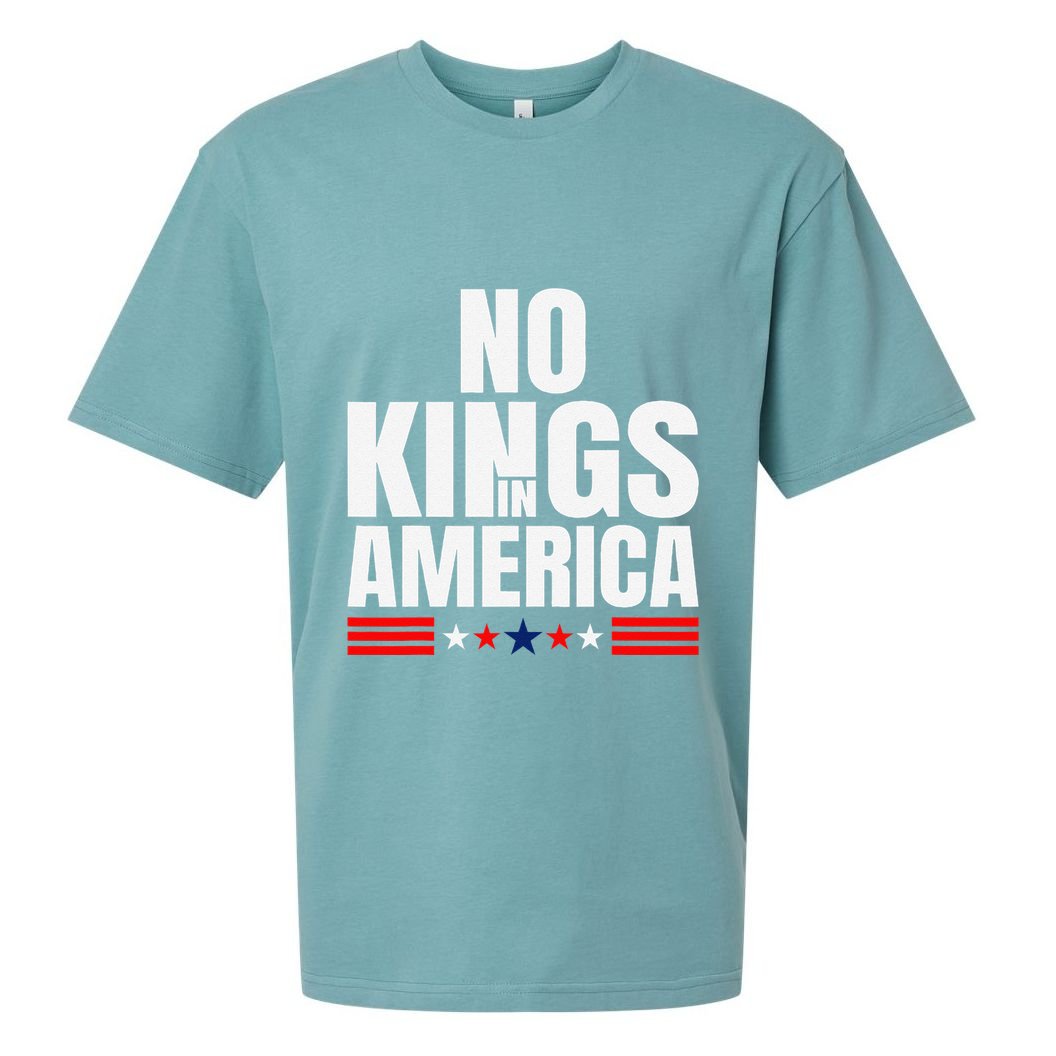 No Kings In America Court Ruling Protest Save Democracy Usa Sueded Cloud Jersey T-Shirt
