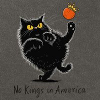 No Kings In America We The People Political Cotton Canvas Backpack