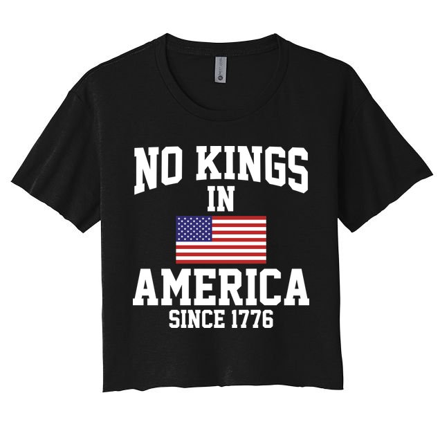 No Kings In America Since 1776 Crop Top