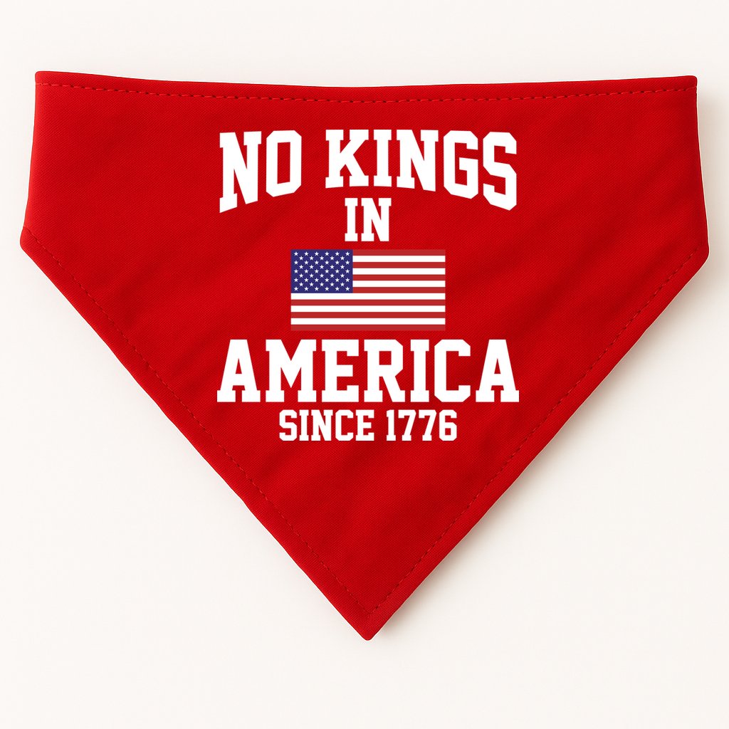 No Kings In America Since 1776 USA-Made Doggie Bandana