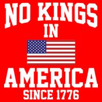 No Kings In America Since 1776 Button
