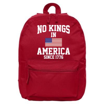 No Kings In America Since 1776 16 in Basic Backpack