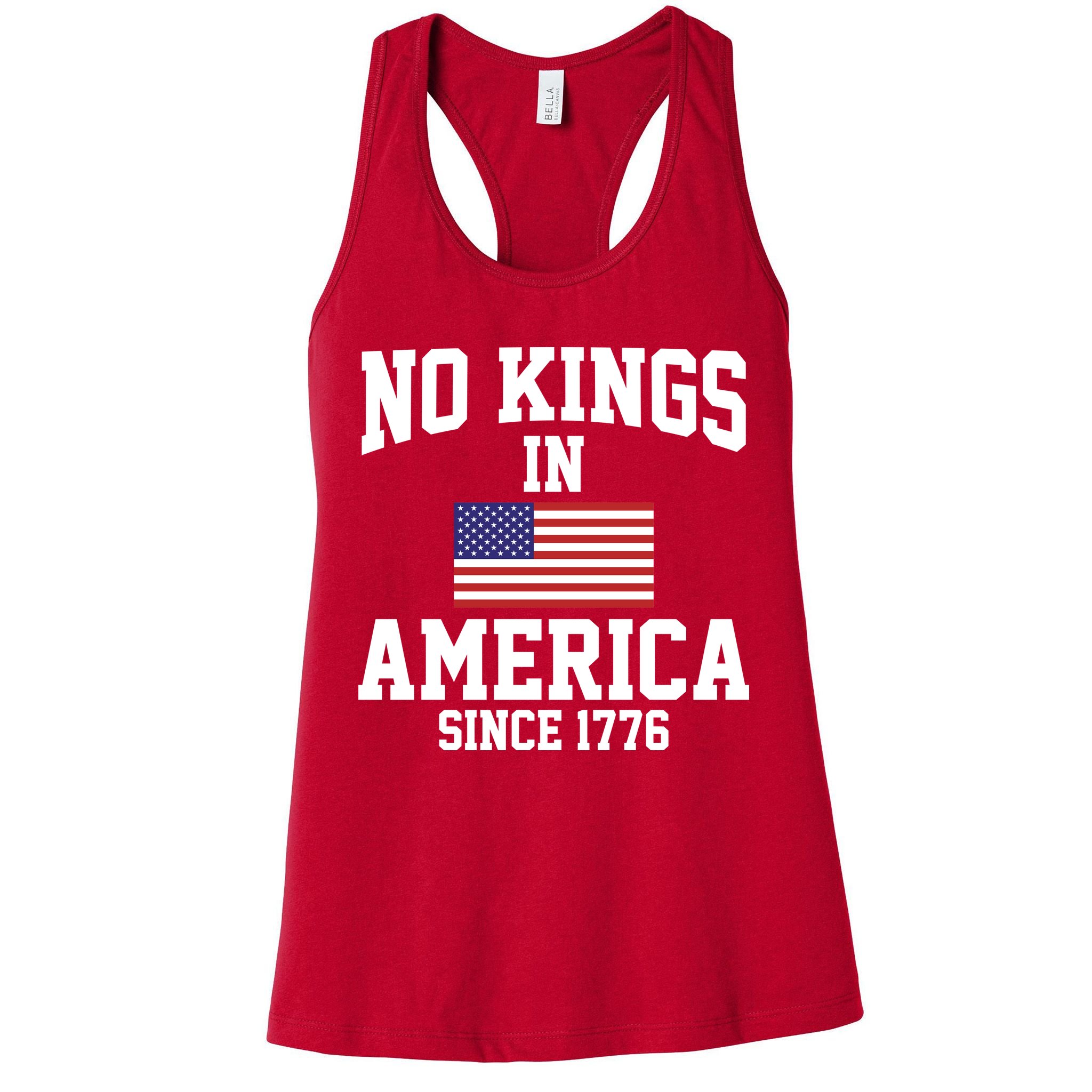 No Kings In America Since 1776 Womens Tank Top