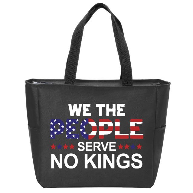 No Kings In America, Democracy, We The People Zip Tote Bag