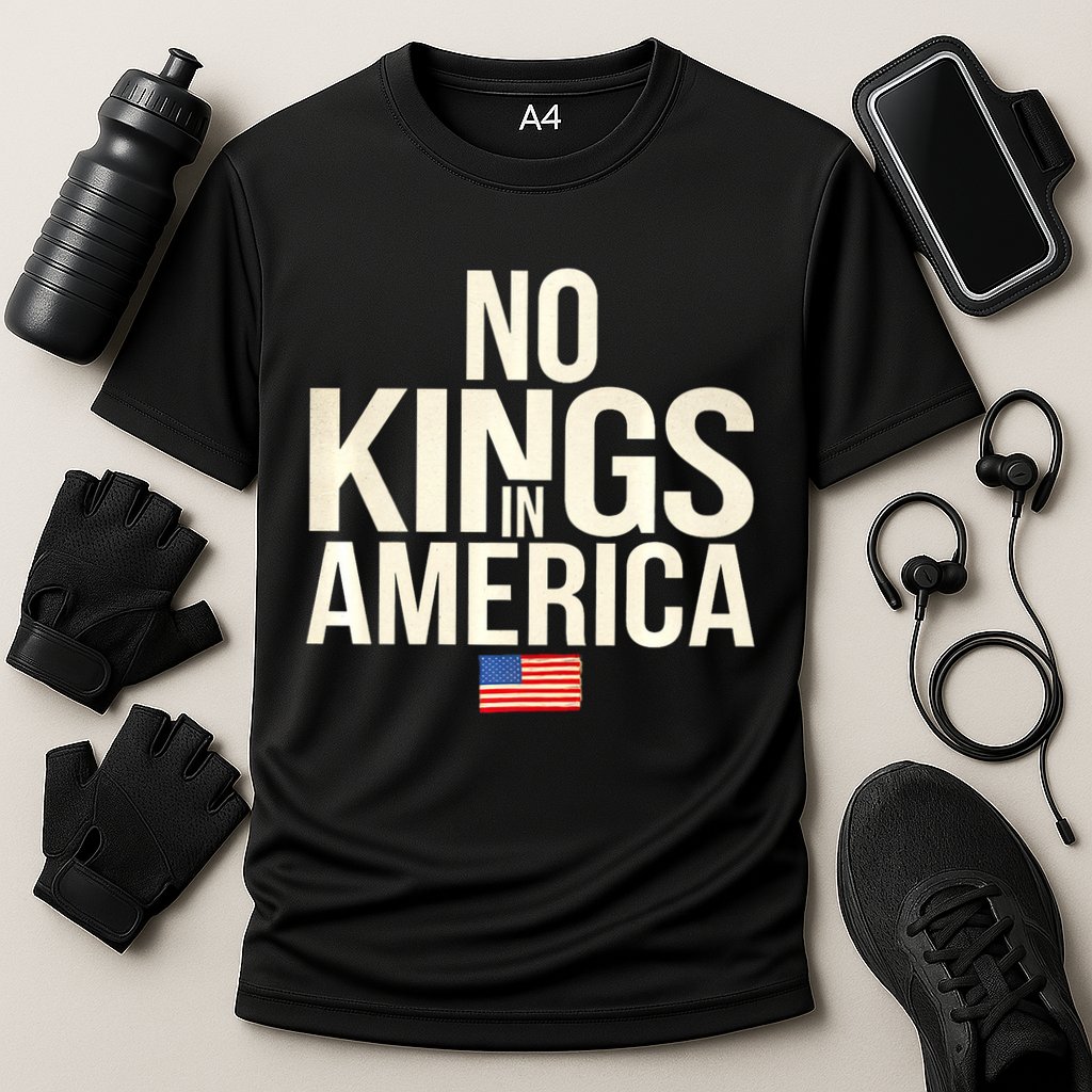 No Kings In America Democracy United States Independence Cooling Performance Crew T-Shirt