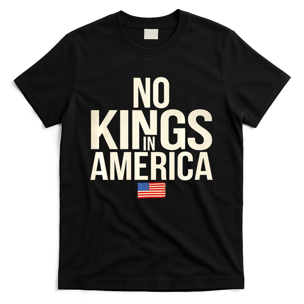 No Kings In America Democracy United States Independence T-Shirt