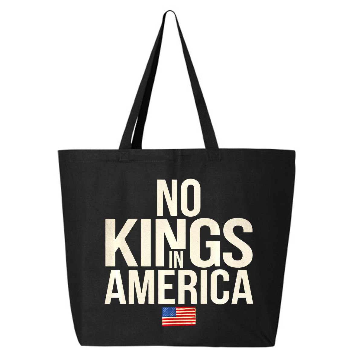 No Kings In America Democracy United States Independence 25L Jumbo Tote