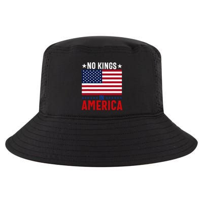 No Kings In America Flag Protest Save Democracy Cool Comfort Performance Bucket Hat